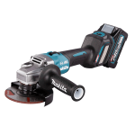 Polizor unghiular XGT 40Vmax, 125 mm, cu 2 acumulatori