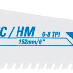 PANZA SABIE TC/HM LEMN/METAL 6-8X152X25