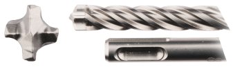 SET 5 BURGHIE NEM II SDS-PLUS 4CUT 6x165 - imagine 1
