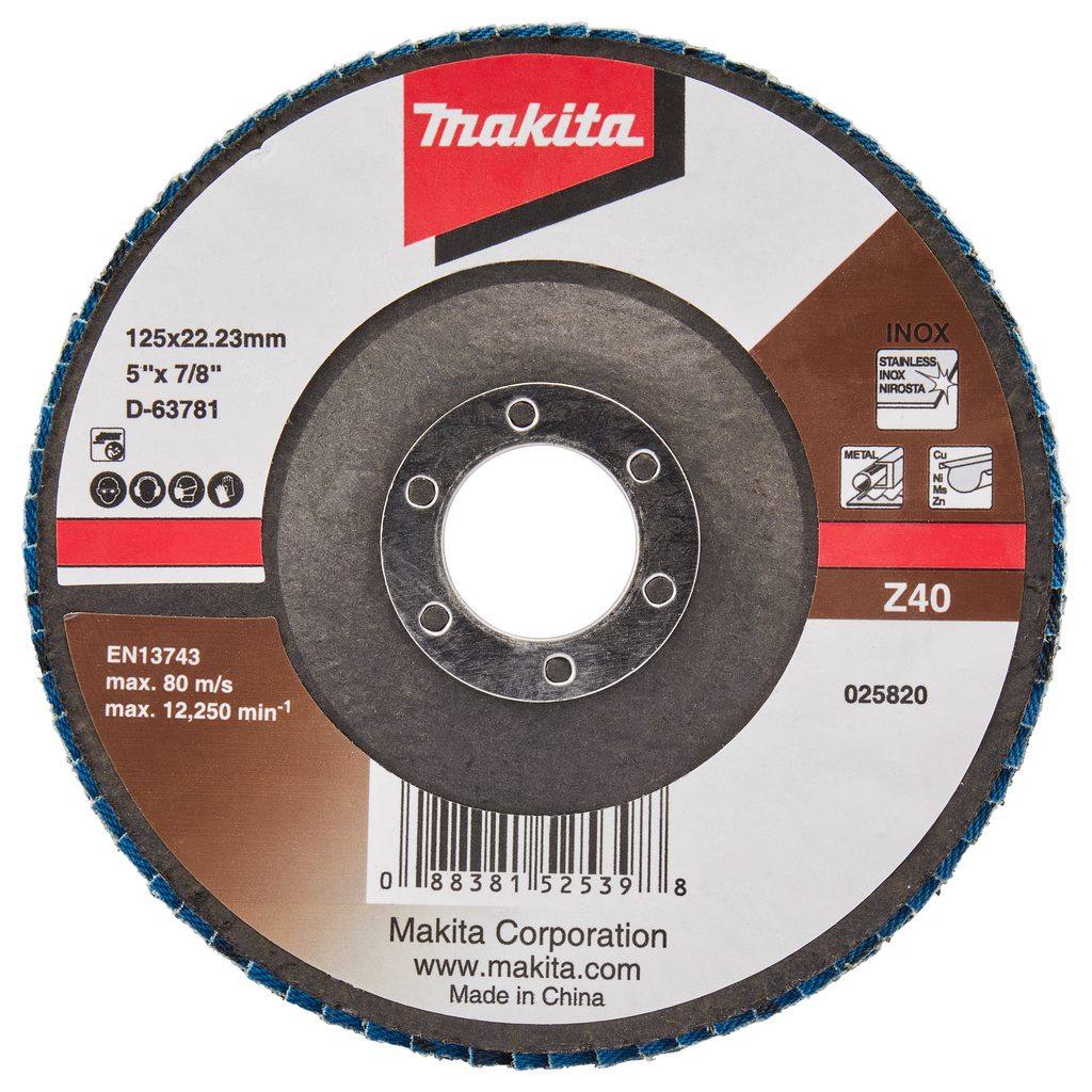 D-63781_C1C0.jpg DISC SLEFUIRE EVANTAI INOX Z40 125X22.23 - imagine 1