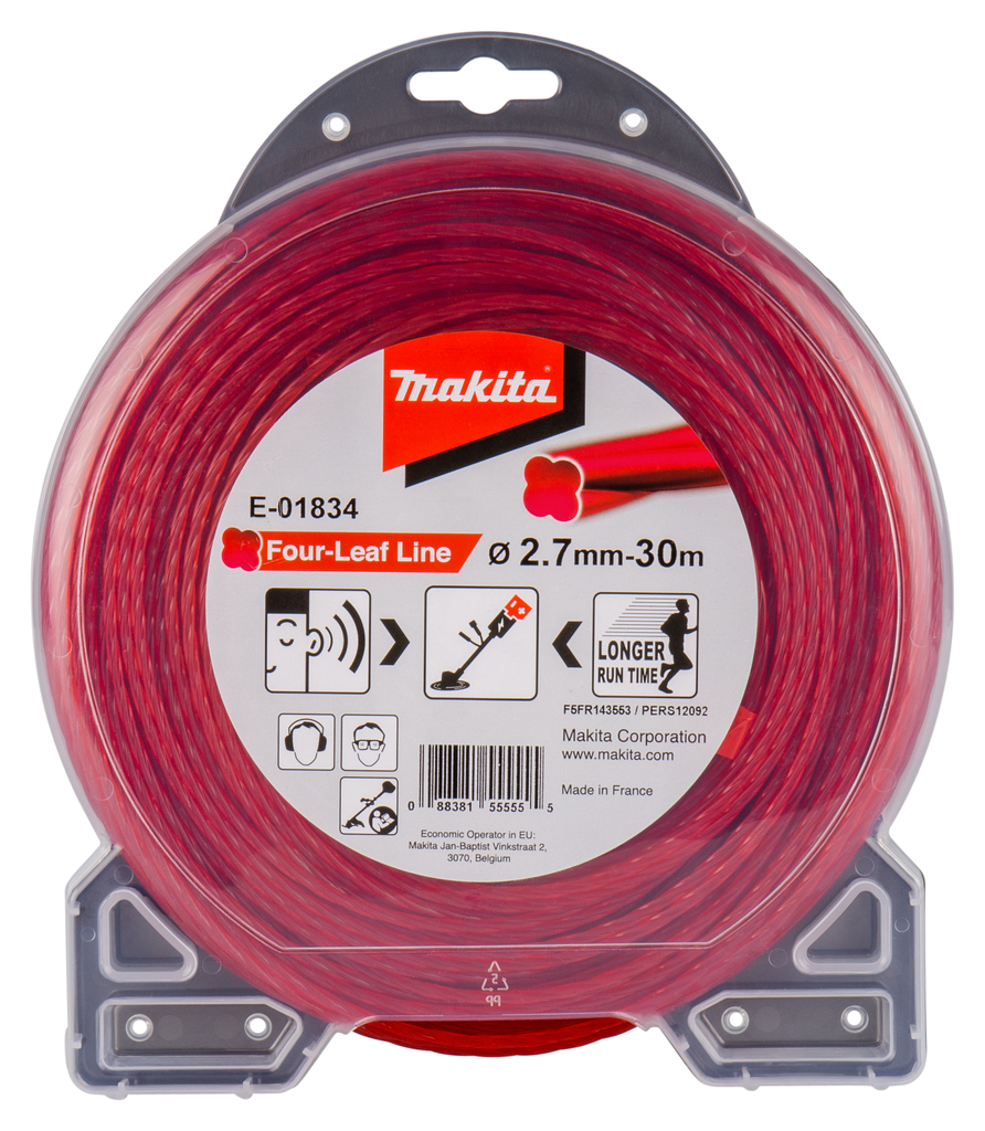 E-01834_C1C0.jpg FOUR-LEAF NYLON CORD 2.7-30M MAKITA - imagine 1