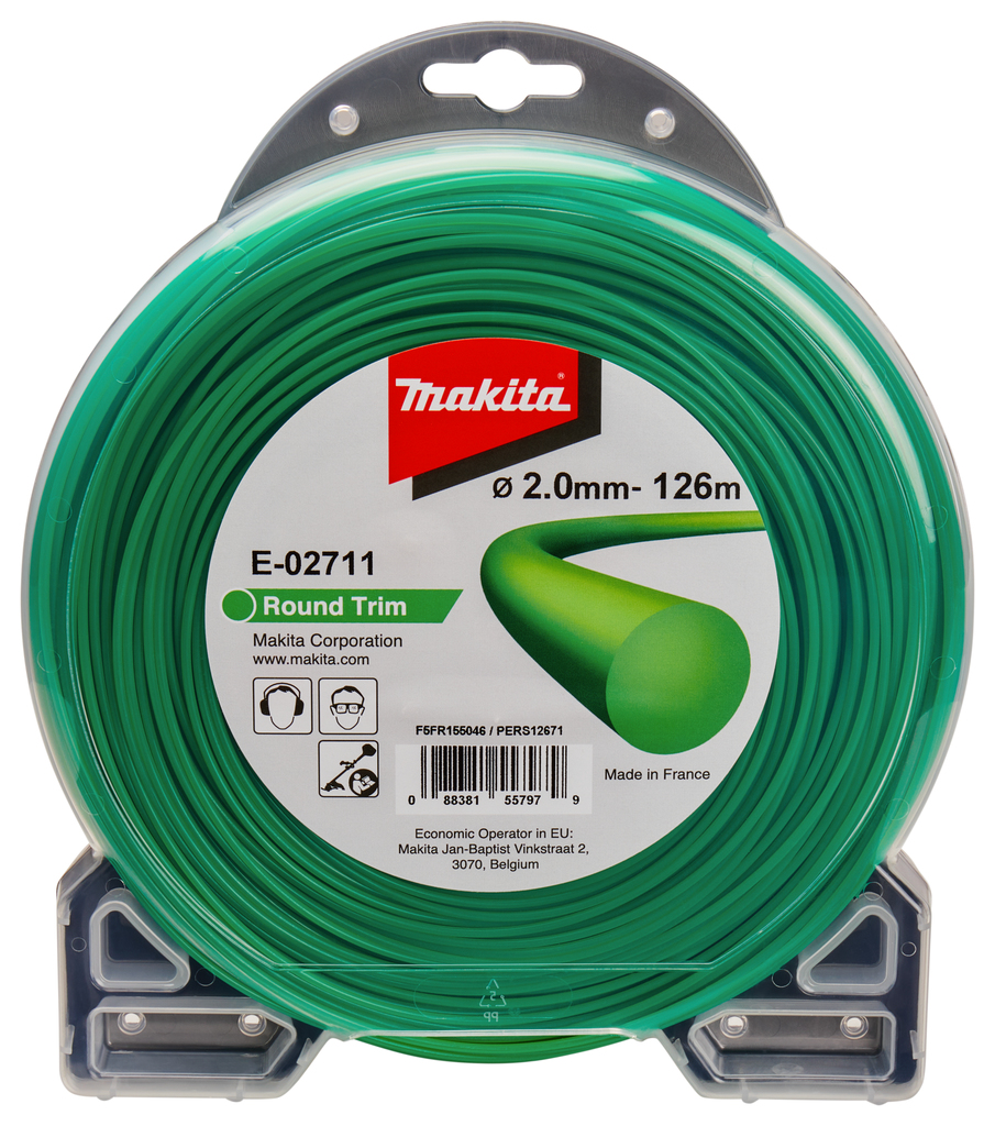 E-02711_C1C0.jpg ROUND TRIM NYLON CORD 2.0-126M MAKITA - imagine 1