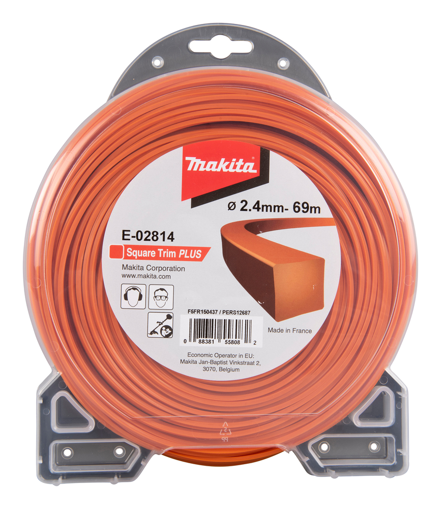 E-02814_C1C0.jpg SQUARE TRIM PLUS NYLON CORD 2.4-69 MAKIT - imagine 1