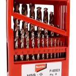 SET 25 BURGHIE METAL HSS-G CYL 1-13