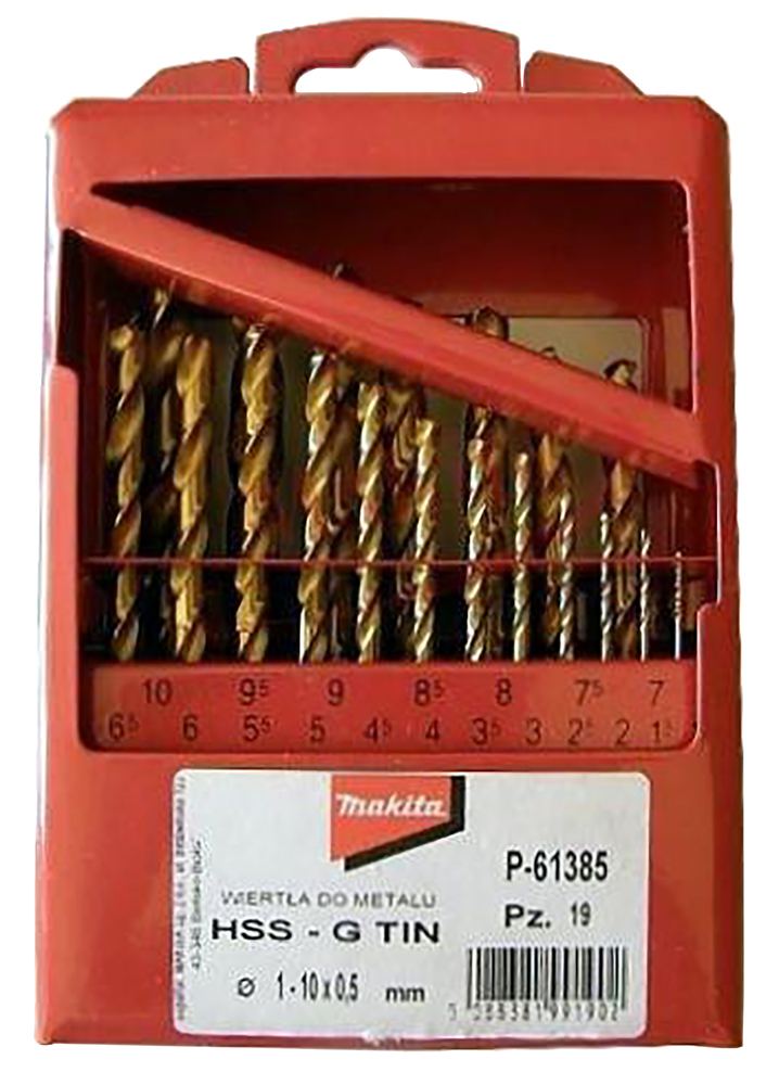 P-61385_C1C0.jpg SET BURGHIE METAL HSS-TIN1-10MM 19 PIESE - imagine 1