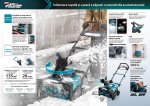 SN001GZ Masina de curatat zapada Makita XGT 40V - imagine 3