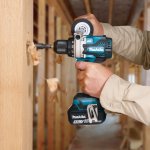Masina de gaurit si insurubat Makita DDF492RTJ 18V, 141 Nm, 2x5.0Ah, brushless, in MAKPAC - imagine 2