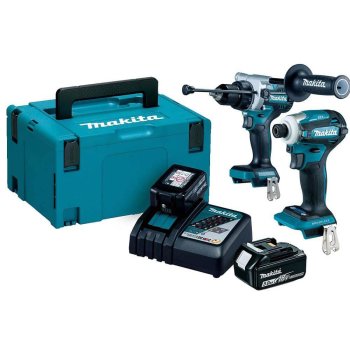 Set scule Makita DLX2528TJ 18V, DHP489 + DTD173, 2x5.0Ah, brushless, in MAKPAC - imagine 2