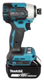 Masina de insurubat cu impact Makita DTD201RTJ 18V, 210 Nm, 2x5.0Ah, brushless, in MAKPAC