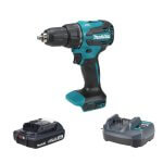 Masina de gaurit si insurubat cu percutie Makita DHP490WV 18V, 50 Nm, 1x2.0Ah, brushless, in valiza